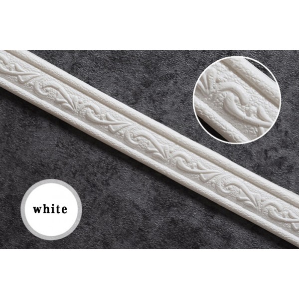 230cm/Roll Multifunction Self Adhesive 3D Pattern Edge Decoration Mouldings Trim Border Frame Painting By Numbers UK