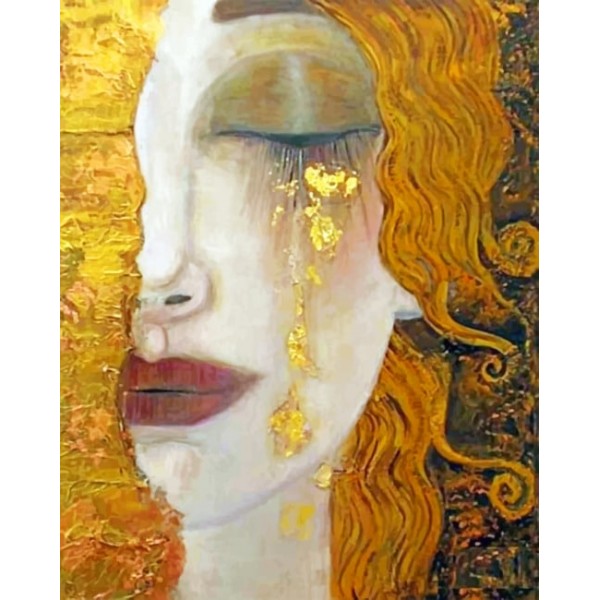 Crying Gold  (40X50cm) Painting By Numbers UK