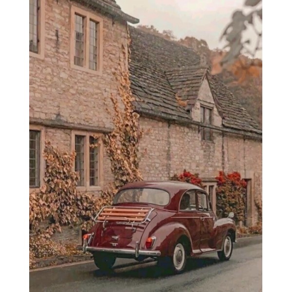 Vintage Car (40X50cm) Painting By Numbers UK