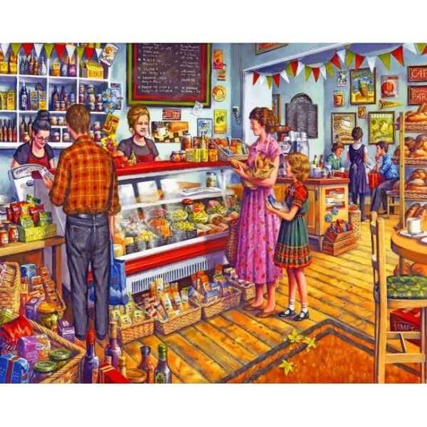 Grocery Store   (40X50cm) Painting By Numbers UK
