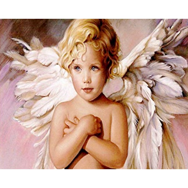 Cute little angel Painting By Numbers UK