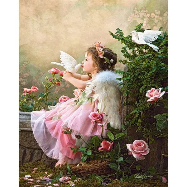Little angel kiss Painting By Numbers UK