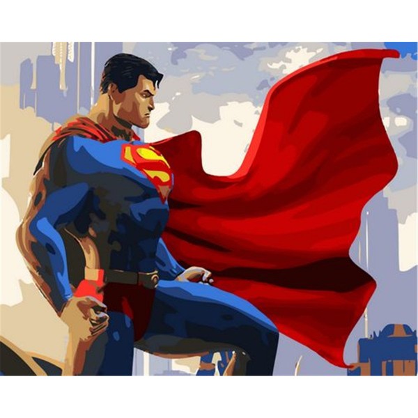 Superman Painting By Numbers UK