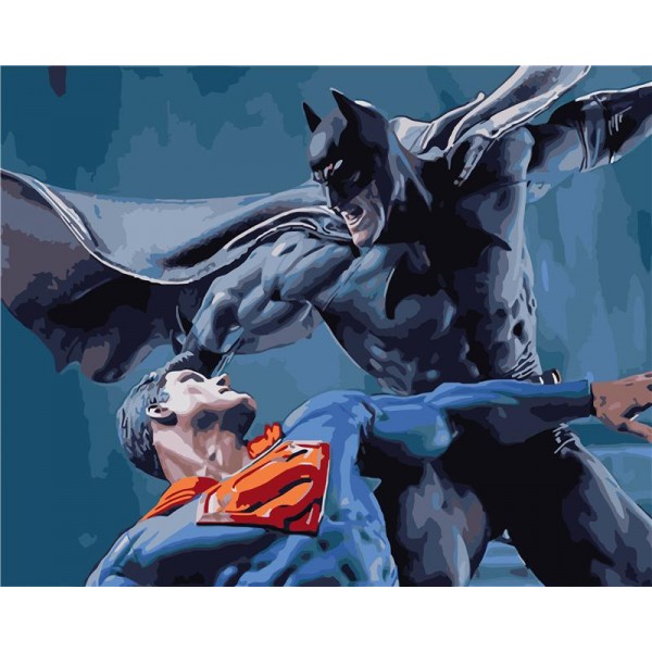 Superman vs. Batman Painting By Numbers UK