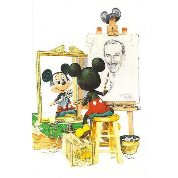 Mickey draws Disney- 40*50cm Painting By Numbers UK