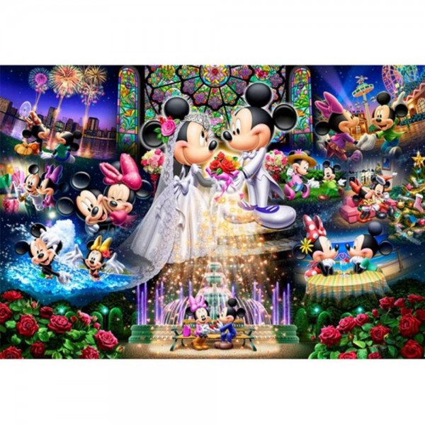 Mickey's wedding (40X50cm) Painting By Numbers UK