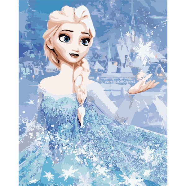 Frozen Elsa Painting By Numbers UK