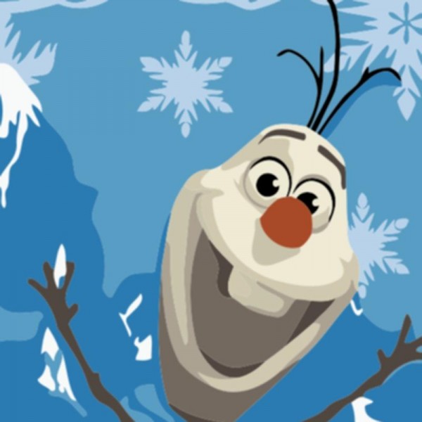 Olaf Painting By Numbers UK