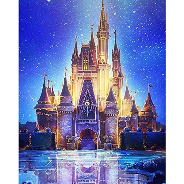 Disney castle Painting By Numbers UK