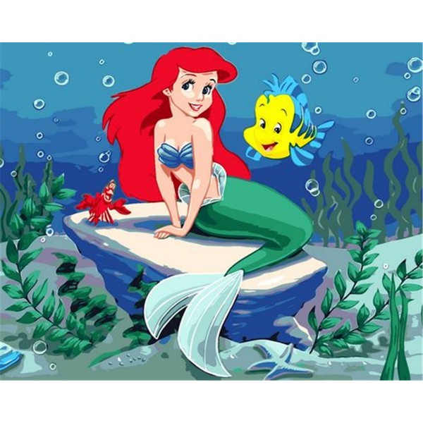 The Little Mermaid Ariel Painting By Numbers UK