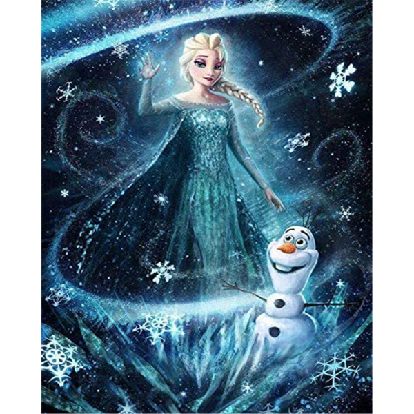 Frozen Elsa and Olaf Painting By Numbers UK