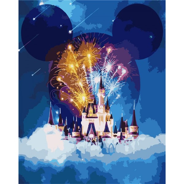 Disney castle Painting By Numbers UK