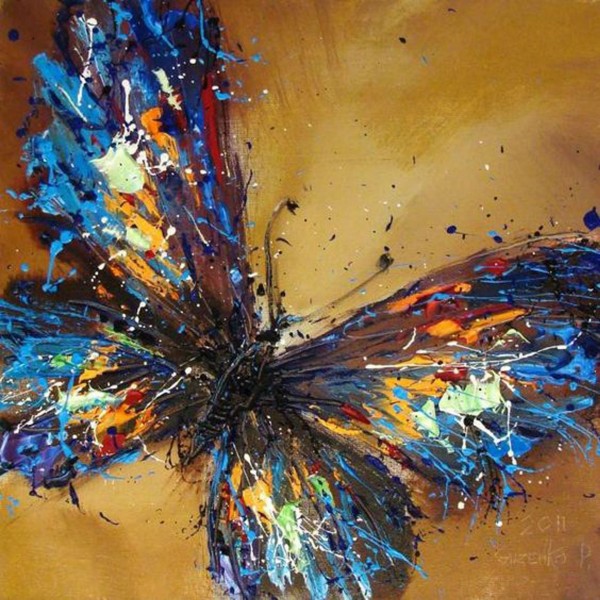 Butterfly -- 40*40cm Painting By Numbers UK