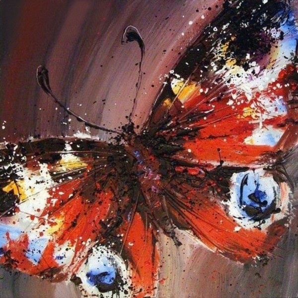 Butterfly -- 40*40cm Painting By Numbers UK
