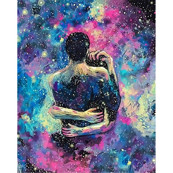 Couple hugging Painting By Numbers UK