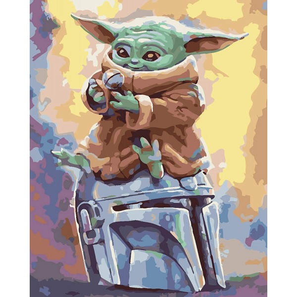 Star Wars Yoda- 40*50cm Painting By Numbers UK