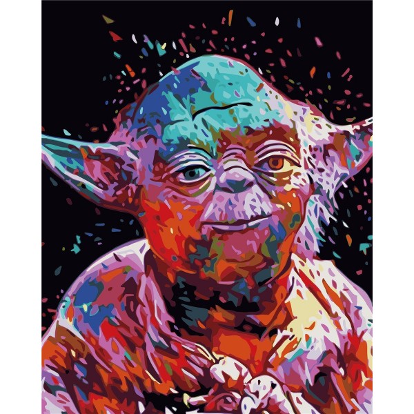 Star Wars Master Yoda Painting By Numbers UK
