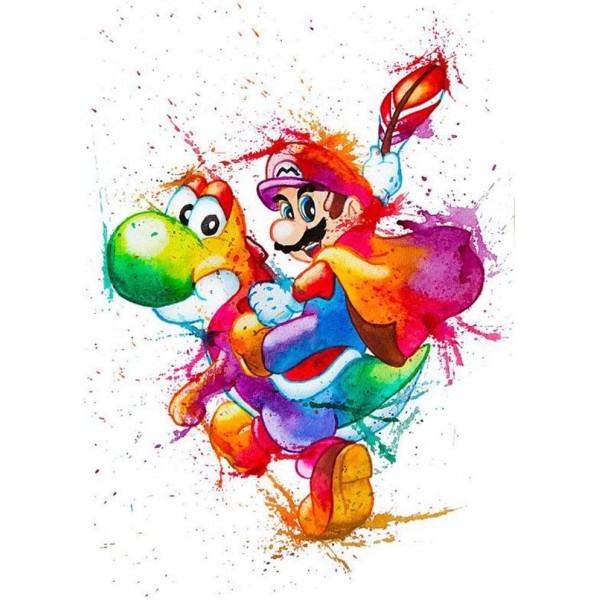 Mario Painting By Numbers UK