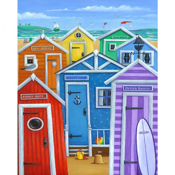 Colorful House-- 40*50cm Painting By Numbers UK