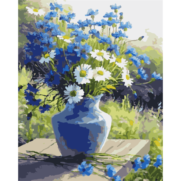 Daisy flower Painting By Numbers UK