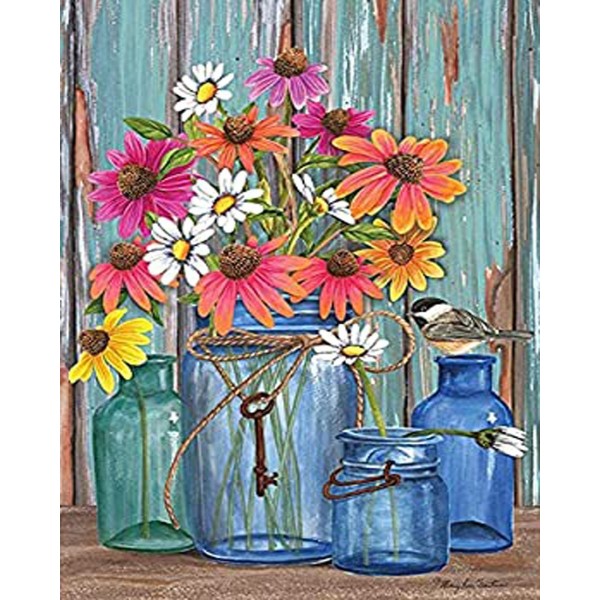 Farm Fresh Flowers Painting By Numbers UK
