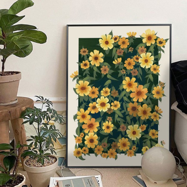 3D Little Yellow Flower-- 40*50cm Painting By Numbers UK