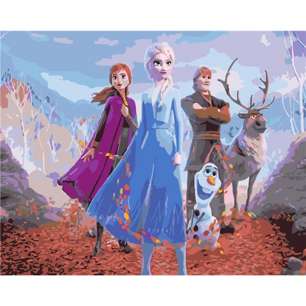 Frozen Painting By Numbers UK