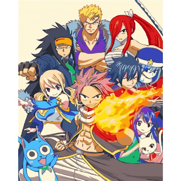 Fairy Tail Painting By Numbers UK