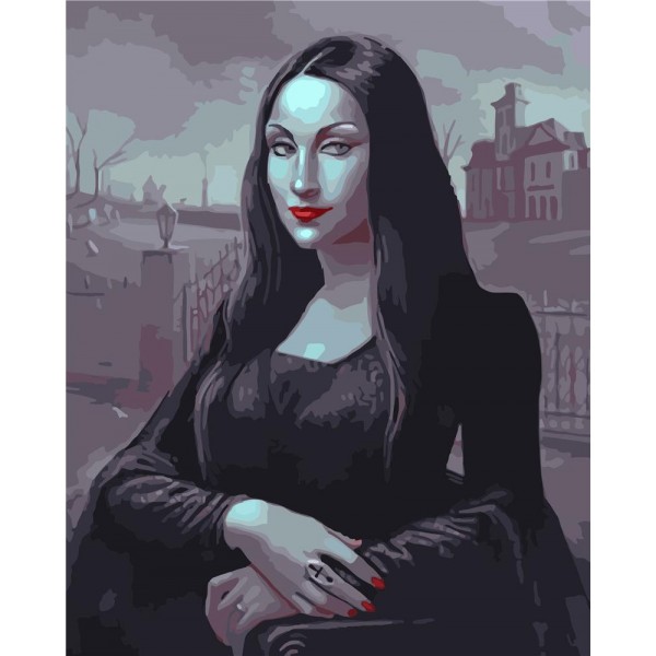 Dark Mona Lisa Painting By Numbers UK